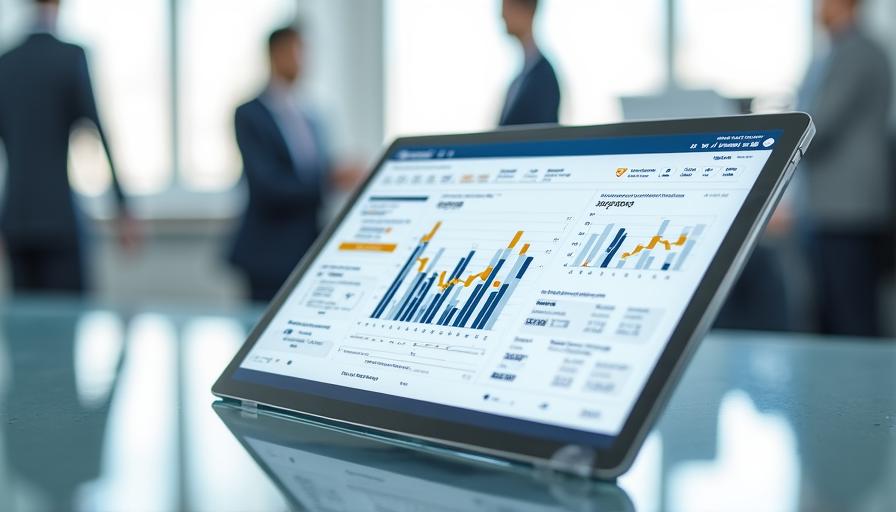 Dashboard di analytics avanzata con grafici predittivi